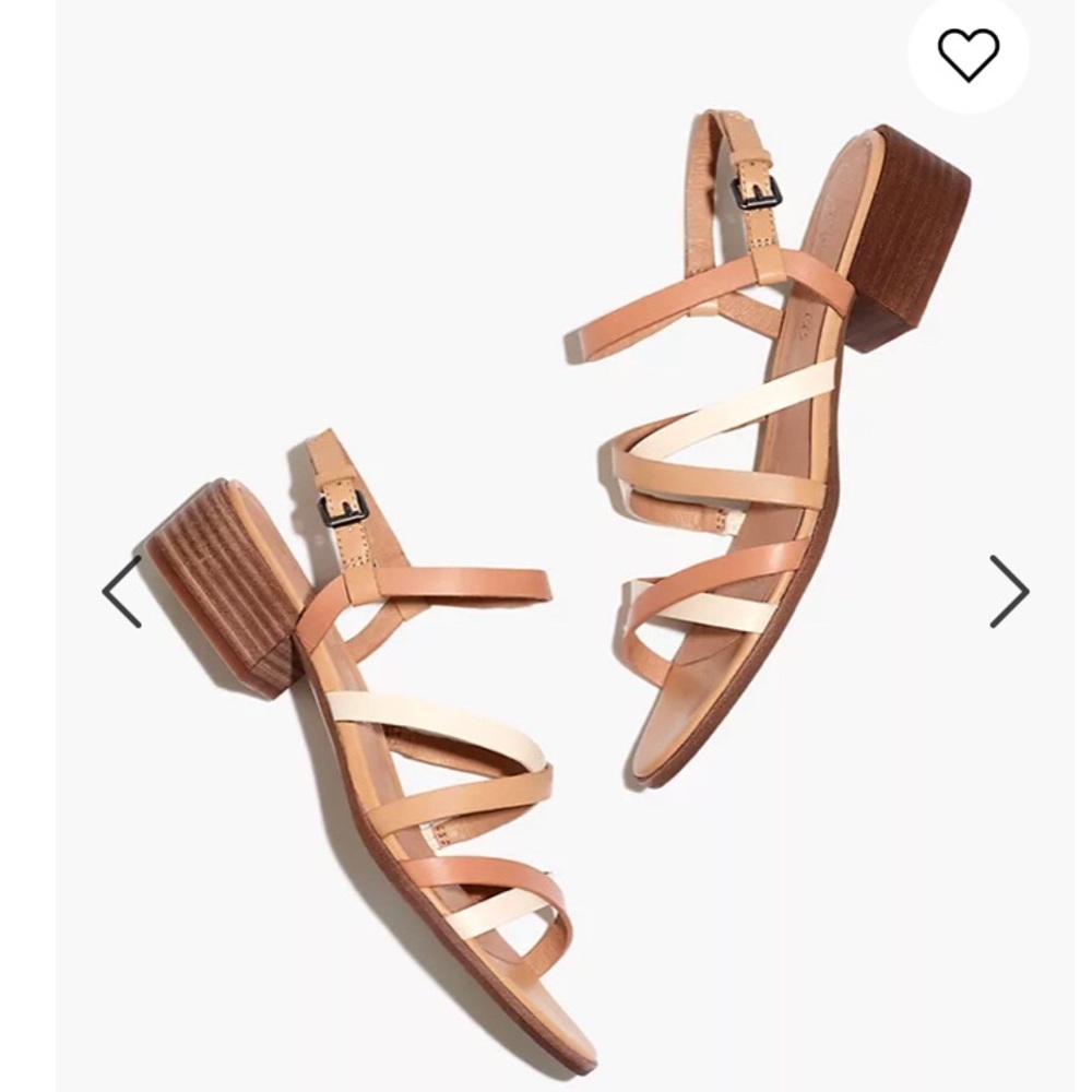Madewell Lori Colorblock Leather Sandal